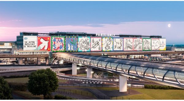 Une fresque évolutive sur la façade d’Orly4 au fil de ses progrès en matière environnementale