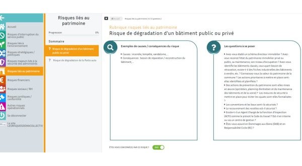 L’AMRAE propose un outil de cartographie des risques pour les collectivités