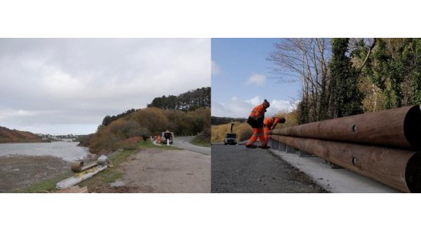 La sécurisation des routes sur Belle-Île-en-Mer, un chantier particulier