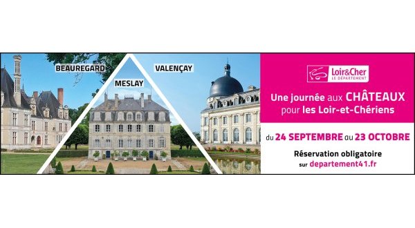 Une journée aux châteaux en Loir-et-Cher du 24 septembre au 23 octobre