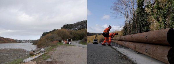 La sécurisation des routes sur Belle-Île-en-Mer, un chantier particulier