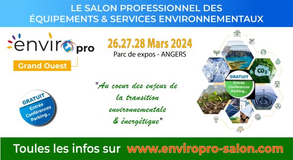 ENVIROPRO, le salon des solutions environnementales