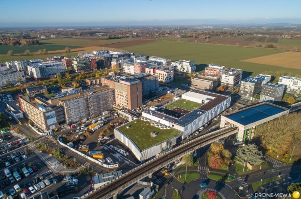 Une toiture végétale pour l’hôpital St Philibert de Lomme 
